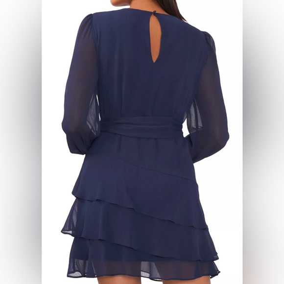 NWOT MSK Navy Blue Mini Dress - Picture 2 of 3